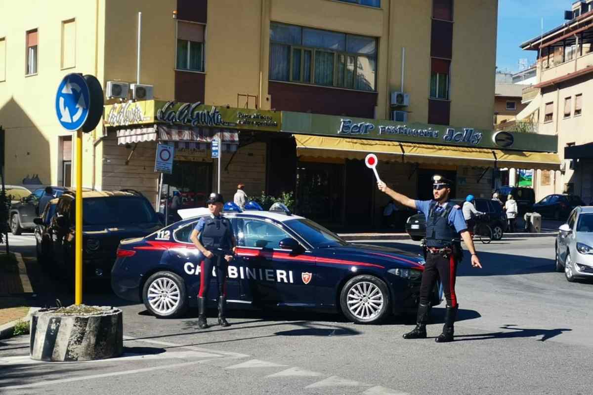 Controlli dei Carabinieri a Colleferro