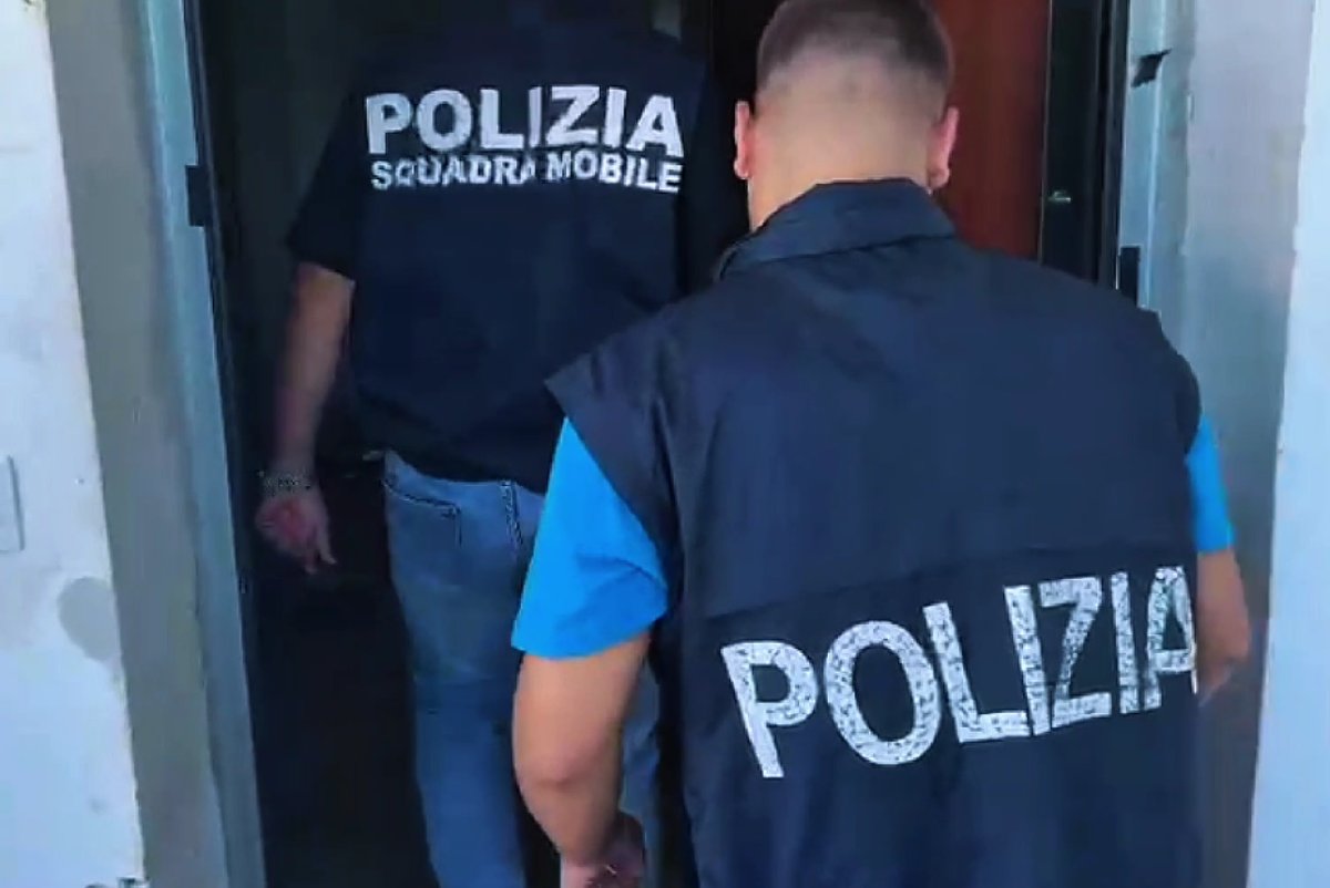 Agenti di Polizia di Stato intervenuti