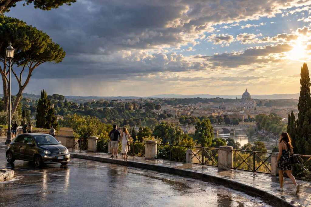 Meteo Roma, sole e pioggia