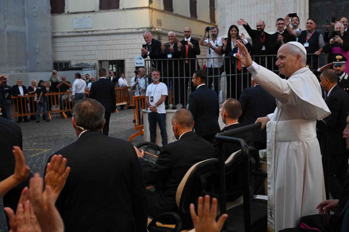 Papa Leone XIV in visita a Genazzano